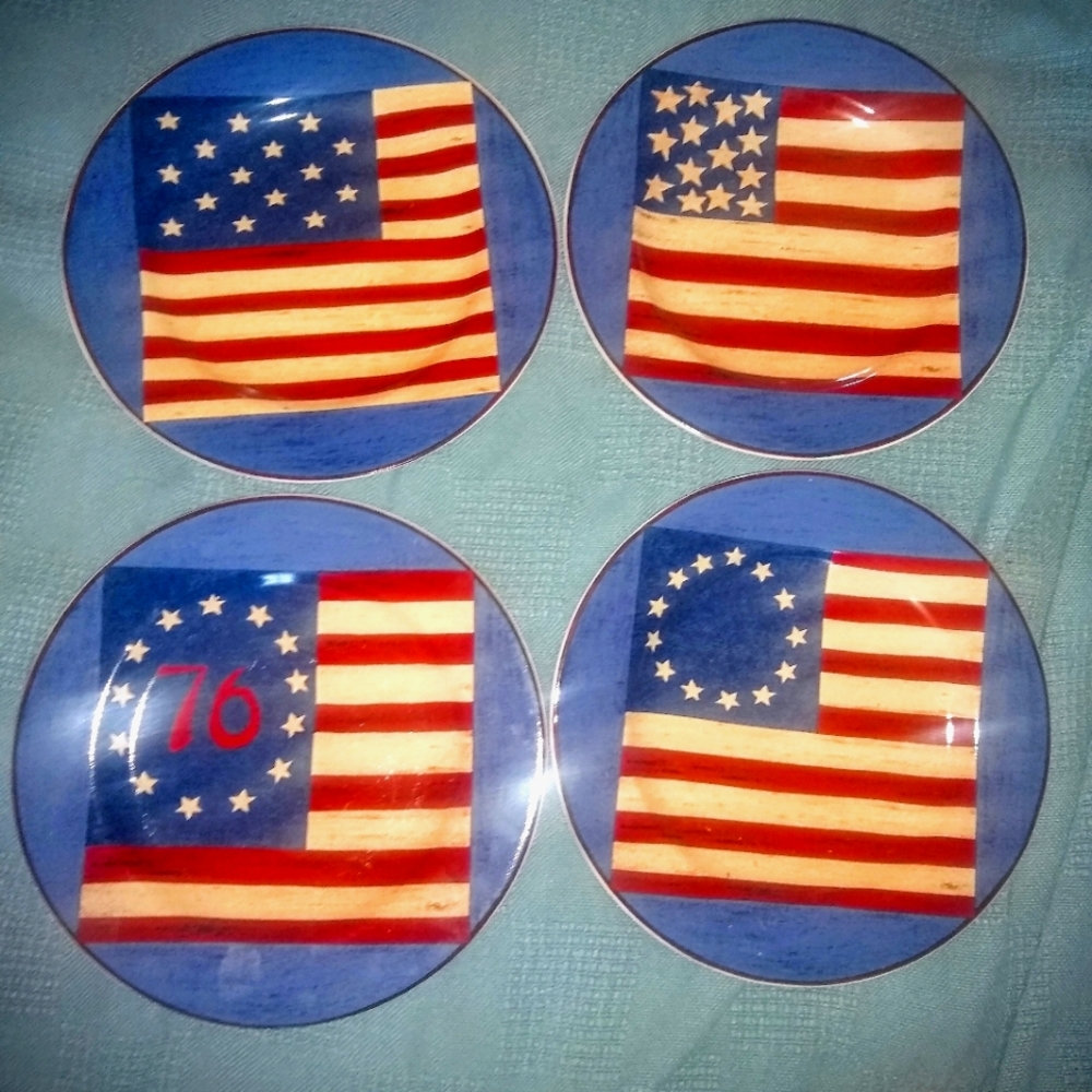 Warren Kimball "Spirit of the Flag" collectible plates by Sakura